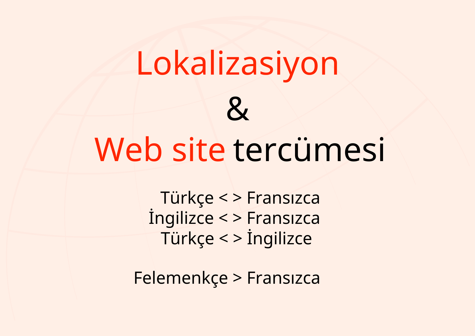 Lokalizasiyon ve web site tercümesi - web site çevirisi